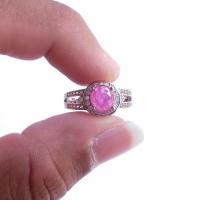 ราคา แหวนพลอยทับทิมสีชมพูธรรมชาติสําหรับสุภาพสตรี 10 (9429778910)