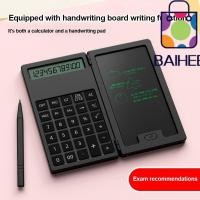 ราคา Baihee เครื่องคิดเลขวิทยาศาสตร์, 12 หลักพร้อมเครื่องคิดเลขคณิตศาสตร์สไตลัส, แผ่นจดบันทึก LCD คุณภาพสูงแบบพับได้เขียนแผ่นเครื่องคิดเลขบัญชีนักเ (28512792955)