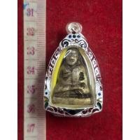 ราคา รูปหล่อ หลวงพ่อเงิน วัดบางคลาน เนื้อทองเหลือง พร้อมกรอบเงิน ลงยา (25975749385)