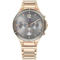 ราคา Womens Wristwatch TOMMY HILFIGER EVE 1782277 36mm Multifunction Steel Gold Rose Gray (26276526904)
