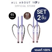 ราคา [SET]PEACH C SLIM WATERPROOF FIXXYLINER 02 DEEP BROWN+PEACH C SLIM WATERPROOF FIXXYLINER 01 BLACK (27424806983)