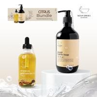 ราคา Soap Opera - Citrus Self Care Bundle 3: Moisturizing Body Oil + Liquid Castile Soap 500ml Body Wash (40614975853)