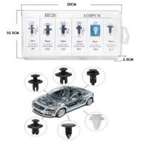 ราคา หมุดพลาสติก หมุดกิ๊บล็อค หมุดกิ๊บล็อคกันชน กิ๊บล็อครถยนต์ หมุดยึดพลาสติก 100 ชิ้น/G0062 (26103943469)