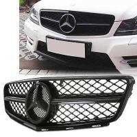 ราคา พร้อมส่งทันที กระจังหน้า Benz W204 C-Class ทรง C63 AMG สีดำ (8566932586)