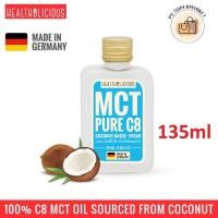 ราคา HEALTHOLICIOUS MCT OIL C8 PURE เอ็มซีที ออยล์ ซีแปด ซี8 น้ำมันมะพร้าว คีโต KETO FAT : COCONUT 135ml (26381285646)