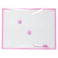 ราคา กระดานไวท์บอร์ดแม่เหล็กมี2ขนาด ขนาด 40 x 30 ซม. ,ขนาด 50x 35 ซม. (คละสี) (3659508172)