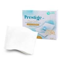 ราคา east V care Prestige premium cotton 120แผ่น แผ่นเช็ดและบำรุงผิวหน้า (41302116091)