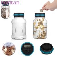 ราคา NORMAN กล่องเก็บเงิน Digital 1.5L USD EURO GBP จอแสดงผล LCD กระปุกออมสิน (41676078837)