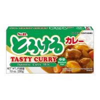 ราคา โปรโมชัน! เอสแอนด์บี แกงกะหรี่ก้อน สูตรเผ็ดกลาง 200 กรัม S&B Tasty Curry Japanese Curry Mix Medium Hot 200g (16681132866)