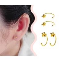 ราคา ต่างหู ไร้แป้น ทองคพแท้ ✅ลายดาวทอง ตุ้มหู ทองคำแท้ ต่างหูทอง ทองแท้ ตุ้มหูทอง ต่างหูสีทอง ต้มหู ต่างหูเล็กๆ (23789342055)