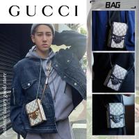 ราคา กุชชี่Gucci 1955 crossbody bagกระเป๋าใส่มือถือ/สะพายไหล่/ทรงเดียวกันทั้งชายและหญิง/ (29326351393)