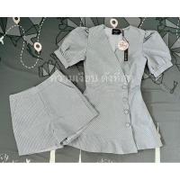 ราคา ชุดเซ็ตขาสั้น งานป้าย CHALIDA (22380433843)