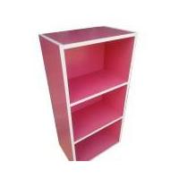 ราคา K_Shop998 ชั้นไม้ 3ชั้นโล่ง(43x30x82cm.) ชั้นตกแต่งเอนกประสงค์ - สีชมพู // ประกอบส่งเป็นตัวพร้อมใช้ทันที (1094775183)