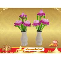 ราคา แจกันดอกบัว งานดินปั้น ดอกบัวประดิษฐ์ (25554447398)