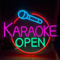 ราคา ป้ายไฟร้าน ป้ายไฟตัวอักษร ป้ายไฟวิ่ง ป้ายไฟนีออน ป้ายไฟร้านเหล้า ป้ายไฟled ป้ายไฟKaraoke Open ป้ายไฟคาราโอเกะ (1390บาท) (25252384122)