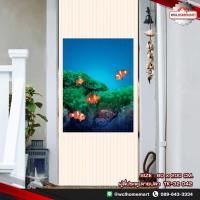 ราคา WSP มู่ลี่ประตู ลายปลา ขนาด 80×200 ซม TK-032 ลาย 042 (1463334051)