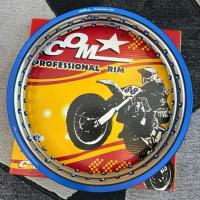 ราคา ล้อคอมดาวแท้ 1.4x17 ขอบเรียบ สีน้ำเงิน-เงิน กล่องเหลือง - คอมดาว (43056137185)