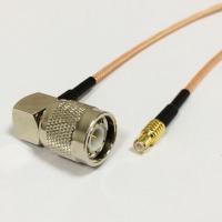 ราคา ใหม่ TNC ปลั๊กชายสวิตช์มุมขวา MCX ชายขั้วต่อตรง RG316 15 ซม. อะแดปเตอร์สายเคเบิล (56300479375)