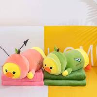 ราคา หมอนผ้าห่มน้องเป็ดผลไม้ (17264419063)