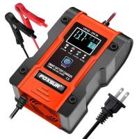 ราคา FOXSUR เครื่องชาร์จ 6A 12V/24V สลายซัลเฟตและฟื้นฟูแบตเตอรี่รถยนต์และรถจักรยานยนต์ 6A/3A 6-120Ah (18305862271)