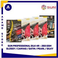 ราคา 4R Sun Professional กระดาษโฟโต้เคลือบเงาเคลือบเรซิ่น 4R 265gsm (42520585641)