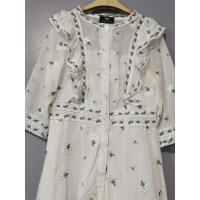 ราคา ชุดเดรสลายดอกสีขาว งานป้ายONE&ONE (13228552160)