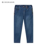 ราคา GIORDANO MEN Juniors Stretch Regular Tapered Jeans 0 03113015 (24122418485)