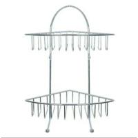 ราคา ชั้นแขวนในห้องน้ำ 2 ชั้น สีเงิน แบบติดผนัง เข้ามุม น้ำหนักเบา (3571582106)