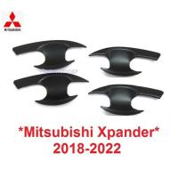 ราคา เบ้ากันรอย MITSUBISHI XPANDER 2018 -2022 มิตซูบิชิ เอ็กแพนเดอร์ ดำด้าน เบ้ารองมือเปิด ถาดรองมือเปิดประตู เบ้ามือจับประตู (28322553733)
