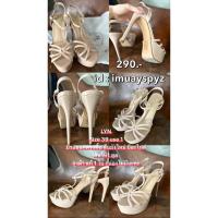 ราคา รองเท้าส้นสูง LYN แท้ มือ2 (23945738521)