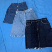 ราคา กระโปรงยีนส์ตัวกลาง+เสื้อครอป+ปากไหล่topshop (7629019599)