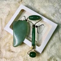 ราคา หินหยกนวดหน้า หินอเวนเจอรีน หินโรสควอตส์ หินนวดหน้า หยกนวดหน้า กัวซา ลูกกลิ้งหินนวดหน้า หินแท้ (หยกแท้100%) (21453722012)