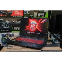 ราคา โน๊ตบุ๊คเล่นเกมมือสอง MSI GL75 leopard 10SCSR-031TH i7-10750H RAM 16 GB GTX1650Ti 17.3" FHD 144Hz ***จอมีคราบฝุ่นฝัง Pan (22445759557)
