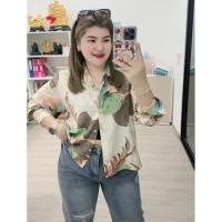 ราคา เสื้อคอปก ผ้าไหมสปัน สาวอวบ สาวพลัสไซร้ (42910367249)