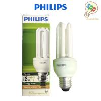 ราคา PHILIPS หลอดตะเกียบ หลอดประหยัดไฟ Genie หลอดจีนี่ 18W ขั้ว E27 (46551528114)