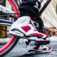 ราคา ♞,♘รองเท้าบาสเก็ตบอล Nike คุณภาพสูง AJ6 สีเทาเท่สำหรับนักเรียนชายและหญิง สไตล์เดียวกัน รองเท้าบาสเก (28487308869)