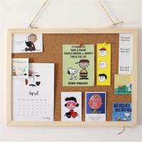 ราคา กระดาน กระดานไม้ก๊อก 30x40 ซม. กระดานแฮนเมด บอร์ดติดประกาศ กระดานไม้ติดรูป กระดานปักหมุด Cork Board (29004946735)