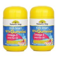 ราคา Nature's Way Kids Smart Vita Gummies Omega-3 DHA Fish Oil 60 Gummies x 2 (EXP:09 2026) (9380384515)