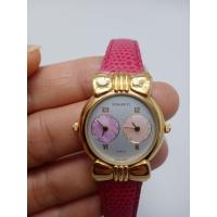 ราคา Used Watch !! Nina Ricci Dual time นาฬิกา ตัวเรือนสีทองชมพู (18473790137)