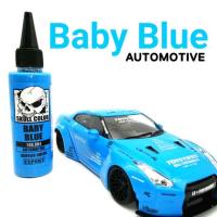 ราคา สีฟ้ารถซิ่ง SKULL COLOR สีพร้อมใช้สำหรับงานแอร์บรัช (1433447610)