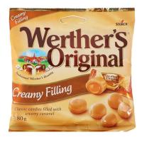 ราคา ลูกอมสอดไส้ครีมคาราเมล เวอร์เธอร์ ออริจินอล ครีมมี ฟิลลิง ตรา สตร็อค 80 กรัม Werther's Original Cream Caramel 80 g. (14034400223)