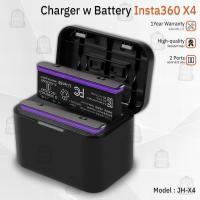 ราคา Qbag - รับประกัน 1 ปี - แบตเตอรี่ แท่นชาร์จ Insta360 X4 ความจุ 2500mAh แท่นชาร์ท 2 ช่อง - Battery Pack Insta360 X4 (25834382921)