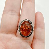 ราคา แหวนเงินแท้ แต่งอำพันแท้ ไซส์ 55 (23849133803)