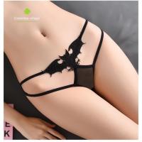 ราคา กางเกงชั้นในเซ็กซี่ sexy Gstring สีดำ ผ้าลูกไม้ free size นุ่มนิ่มสวมใส่สบาย (5356145802)