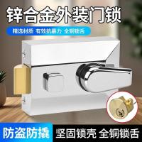 ราคา ล็อคประตูไม้โลหะผสมสังกะสีภายนอกสมัยเก่าล็อคประตูป้องกันการโจรกรรมในร่มขายส่งโกลเด้นบูลหัวล็อคทองแดงโล (28842810537)