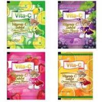 ราคา Vitamin C Vita-C 25mg. วิตามินซี อมเล่น 1โหล (1851270213)