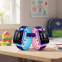 ราคา สมาร์ทวอทช์สําหรับเด็ก, ตัวติดตาม GPS, นาฬิกาข้อมือดิจิทัลสําหรับเด็กชายและเด็กหญิง (27343156498)