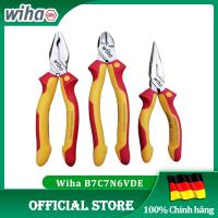 ราคา Combo 3 คีม/ชุดคีม 3 ชิ้น พร้อมคีมตัดแหลมหุ้มฉนวน 1000 โวลต์ Wiha B7C7N6VDE [เยอรมันแท้/เยอรมนี] (24179097165)