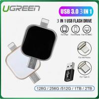 ราคา Ugreen แฟลชไดรฟ์ Usb 512GB 1TB 2TB Pendrive สําหรับ iPhone16/15/14/13/12/11/X/8/7 Android Storage Flash Disk (40705330985)