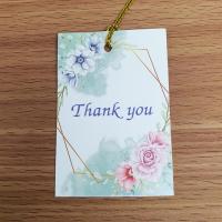 ราคา Tag ป้าย Thank you ขนาด5cm , 4x6cm พร้อมเชือก พร้อมส่ง (21400673987)